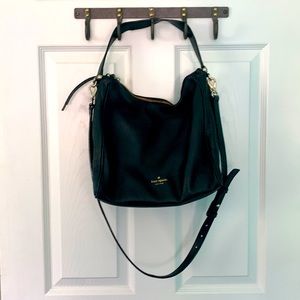 KATE SPADE black leather bag